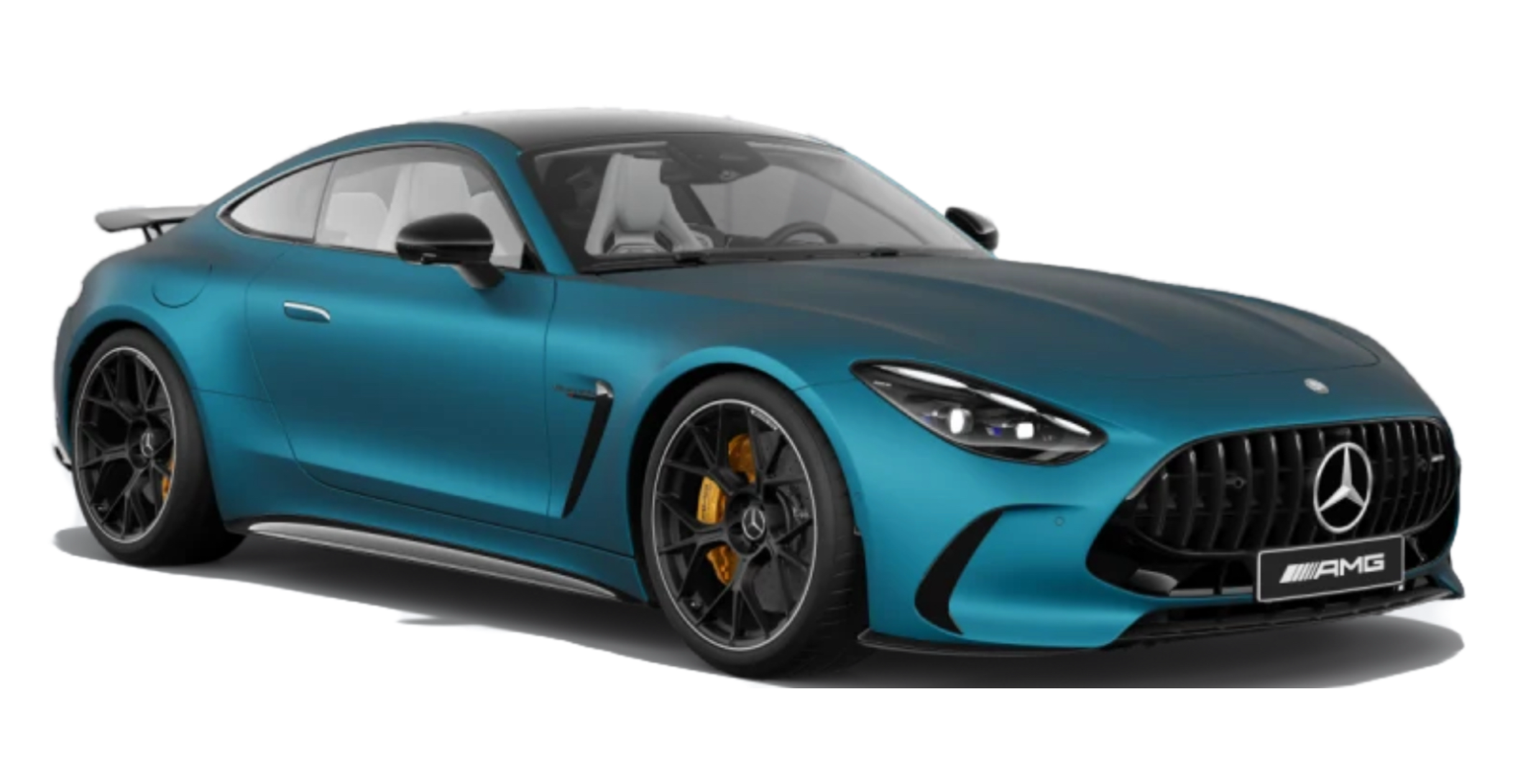 A sleek Mercedes-AMG GT 63 car with a white background.